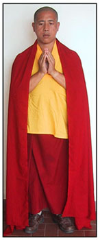 Tibetan monk's robes