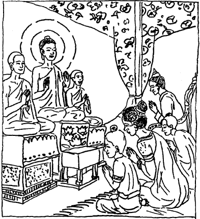 58. Teaching the Dharma to his family