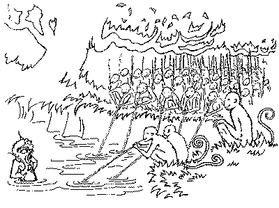 The Monkey King and the Water Demon